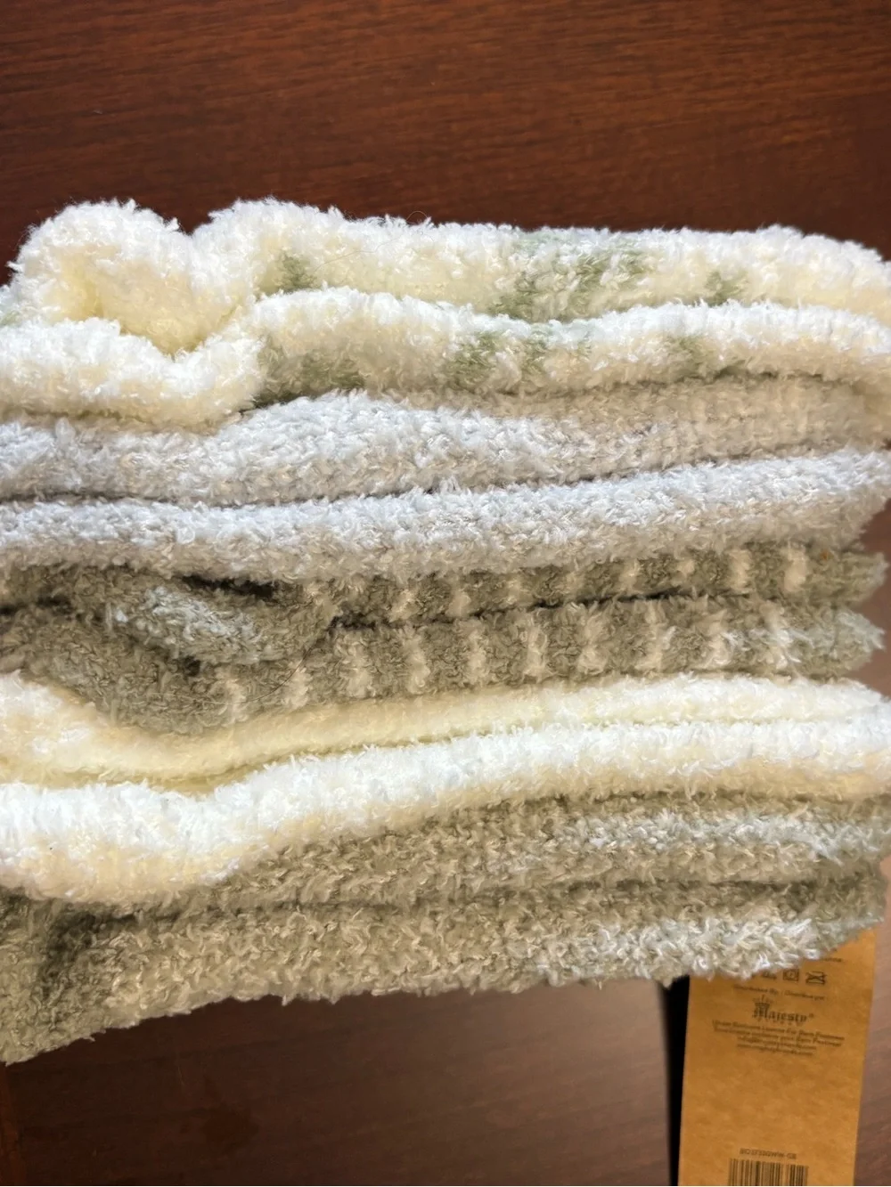 Born Cozy No-Show Socks – 5 Pair Pack – Soft Neutral Colors – NWT
